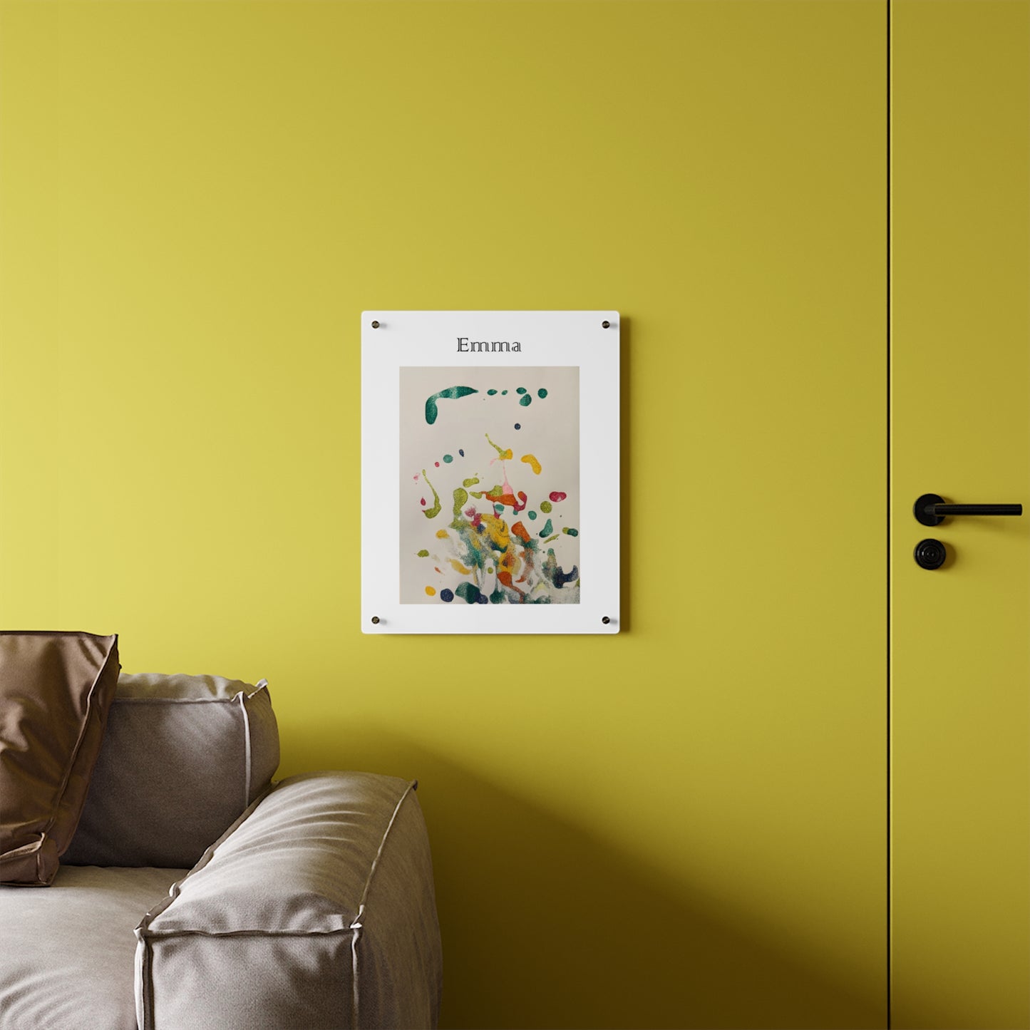 Personalized Acrylic Wall Art Panel - Customizable Art Decor for Home