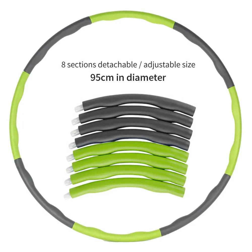 Removable Hula Circle Hoops for Adults Sport Slimming Fitness Equipment Training Ring Circle Adjustable Hoola Hoop for Women