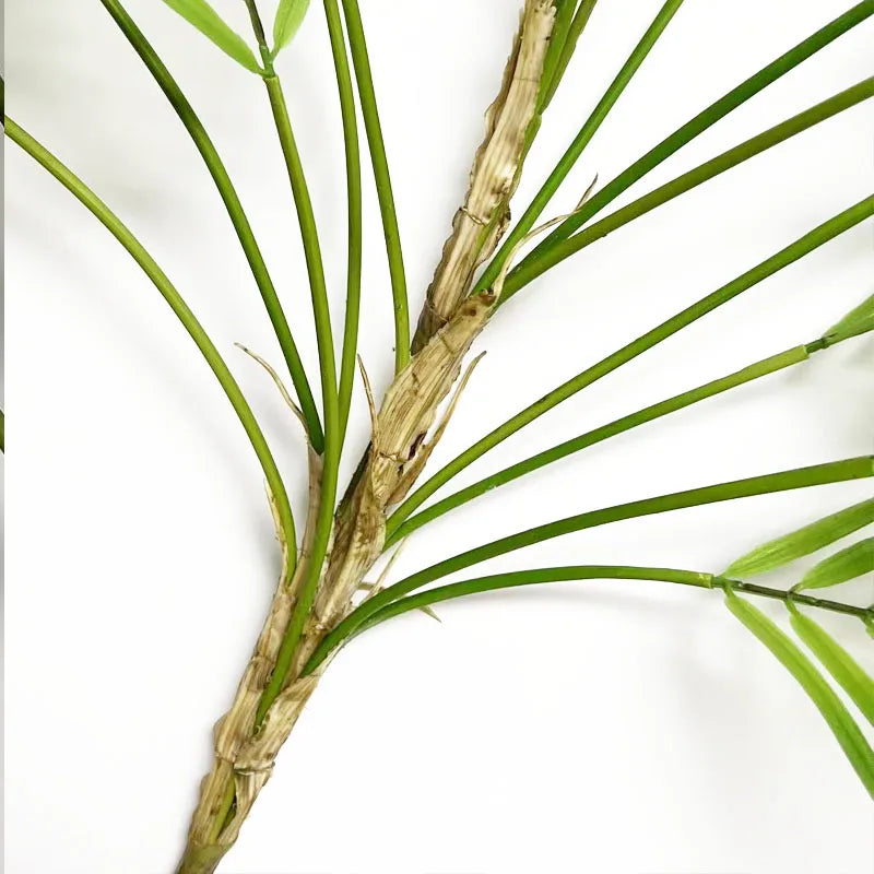 125cm Large Artificial Palm Tree Tropical Plants Branches Plastic Fake Leaves Green Monstera For Home Garden Room Office Decor