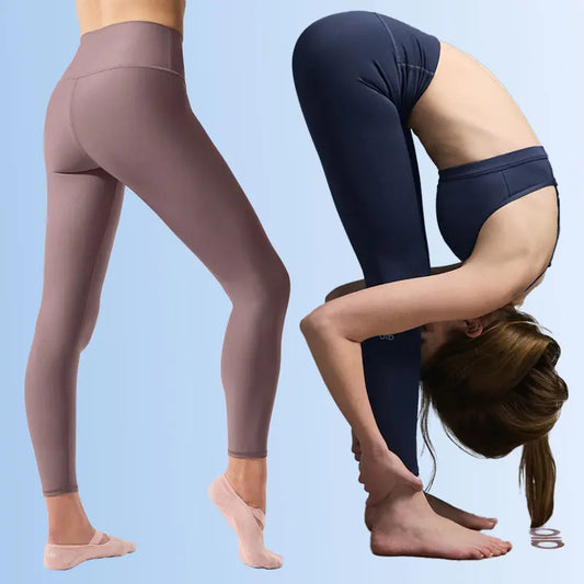 Yoga Pants Women's 7/8 High-waist-air lift leggings Solid color Street style Pilates Comfortable athletic leggings for women