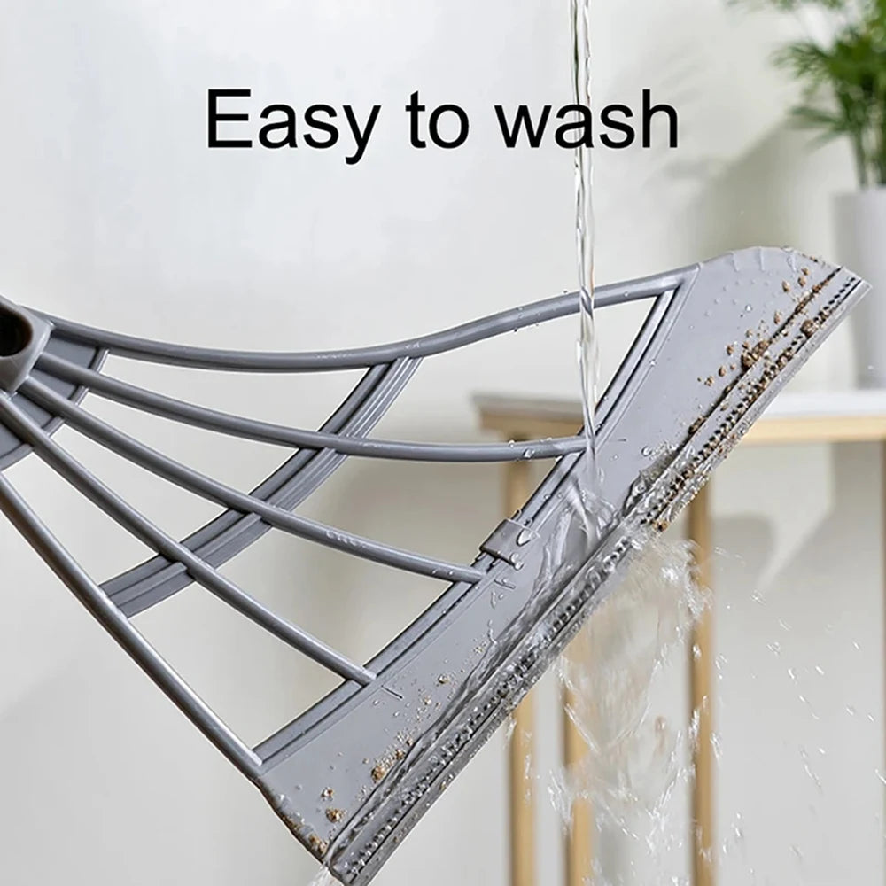 Silicone Scraper Broom Magic Wiper Broom Cleaning Bathroom Glass One Piece Wipe Mop Household Small Broom Splicing Broom