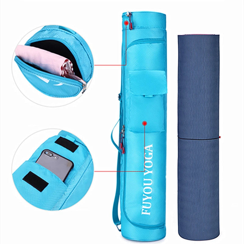 Fashion Yoga Mat Carry Bag Waterproof Yoga Sport Bags Gym Fitness Pilates Bag Shoulder Strap Carrier Backpack