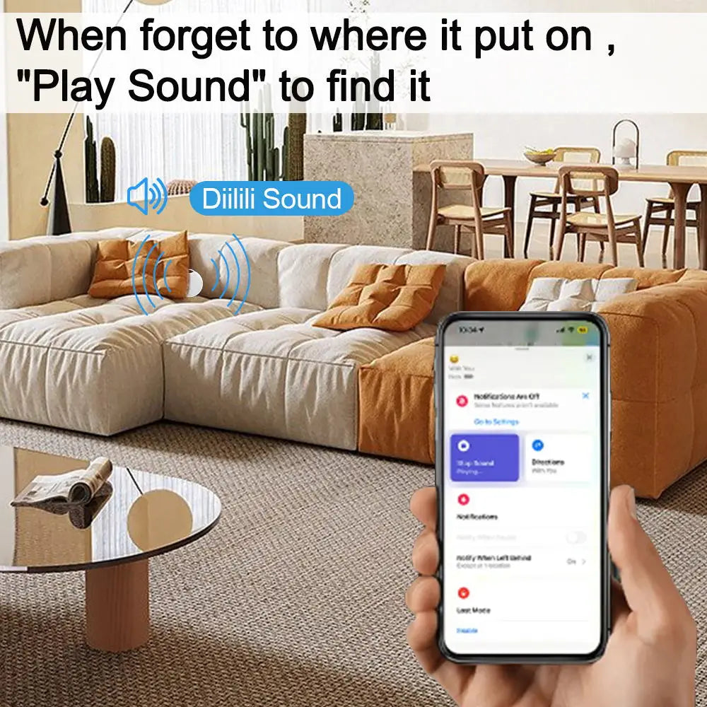 For Apple Find My APP Mini Tracking GPS Smart Air Tag Key Children Pet Car Lost Tracker Bluetooth Smart Tag Work With IOS System